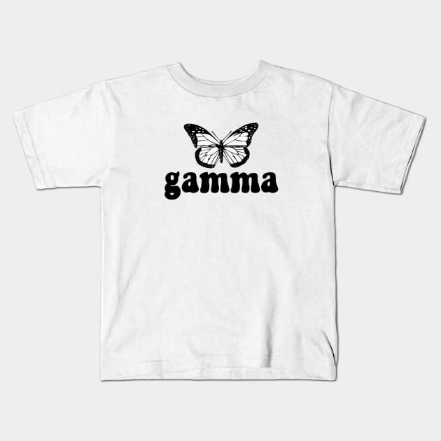 gamma butterfly Kids T-Shirt by paytonsch